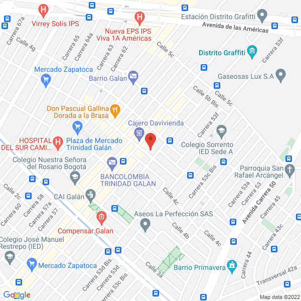 Mapa de Distribuidora Sánchez Caicedo