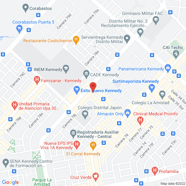 Mapa de Av Imagen