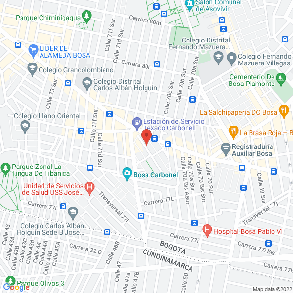 Mapa de Dotaciones Industriales Santonina