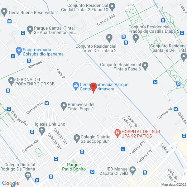 Mapa de Dotaciones Rodriguez