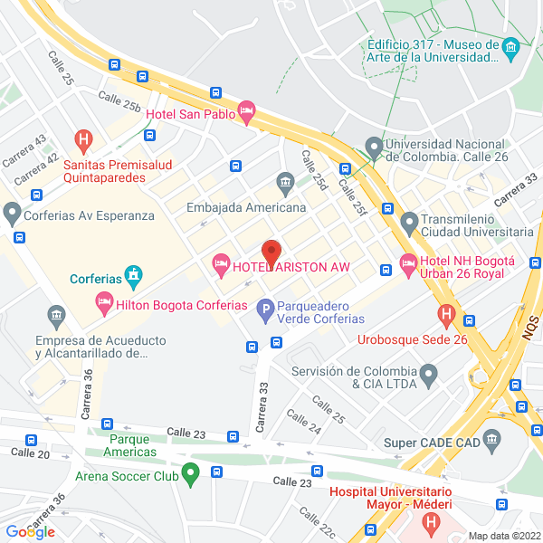 Mapa de Dra. Luisa Fernanda Benitez