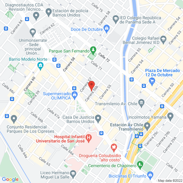 Mapa de Dricol Ltda.