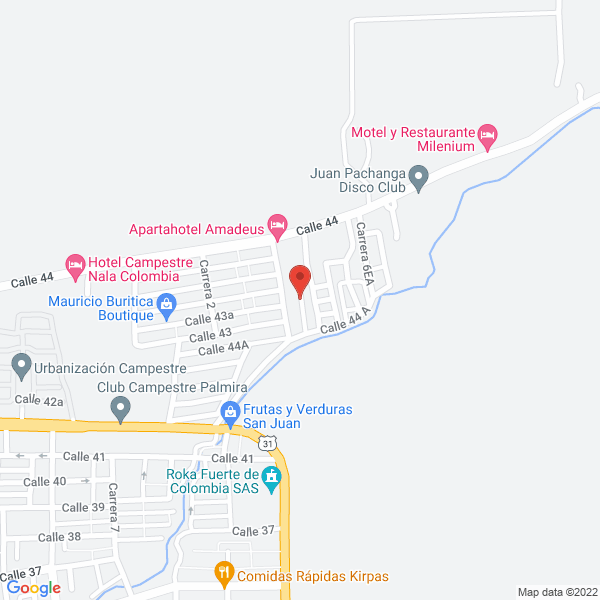 Map of Dueto Señorial