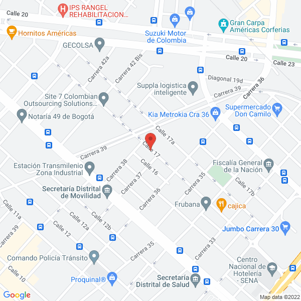 Mapa de Ecolube S.A.S.