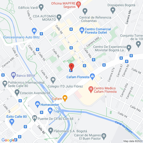 Mapa de F & M Diseños Impresos
