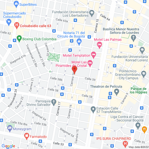 Mapa de Faprote Ltda.