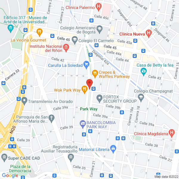Mapa de Federación Católica De Educación Conaced Bogotá Cundinamarca