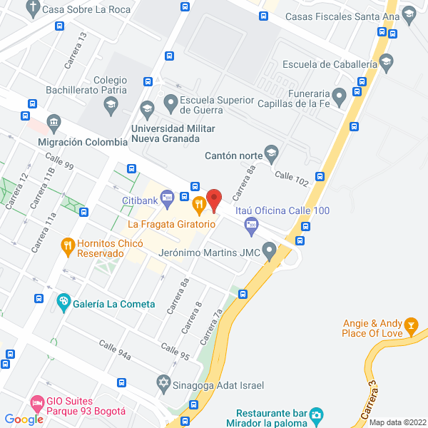 Mapa de Feged Asesoría Gerencial
