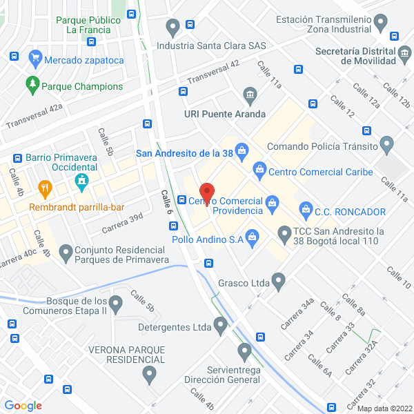 Mapa de Bdm Y Cia S En C