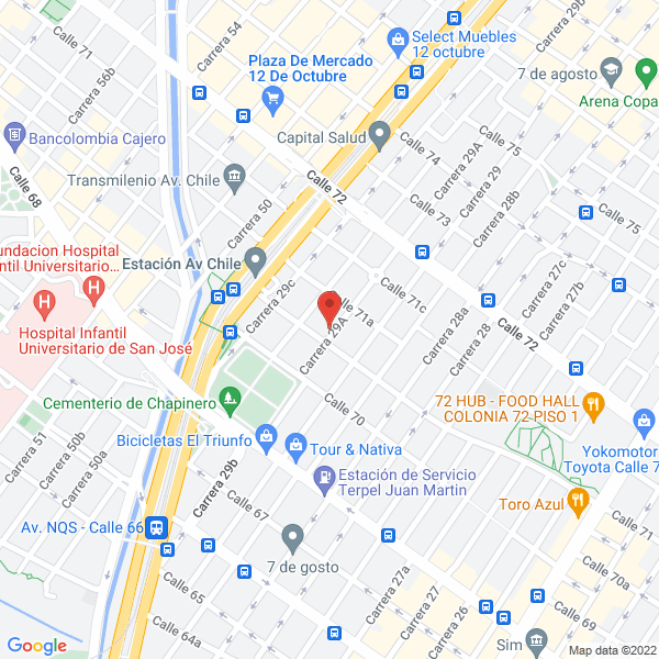 Mapa de Borvill S.A.S.