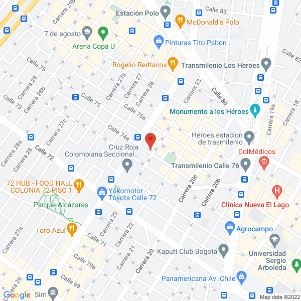 Mapa de C & B Inmobiliaria S.A.S.