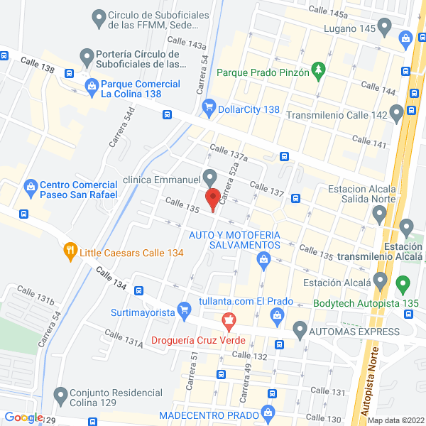 Mapa de C & S Asesorias Especilizadas Ltda