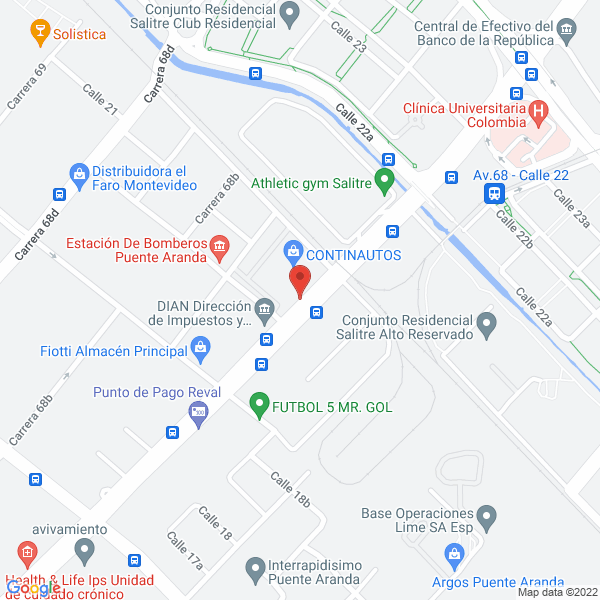 Mapa de C Y D Asesores De Seguros Y Cía. Ltda.