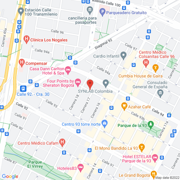 Mapa de C&G Soluciones De Defensa S.A.S.