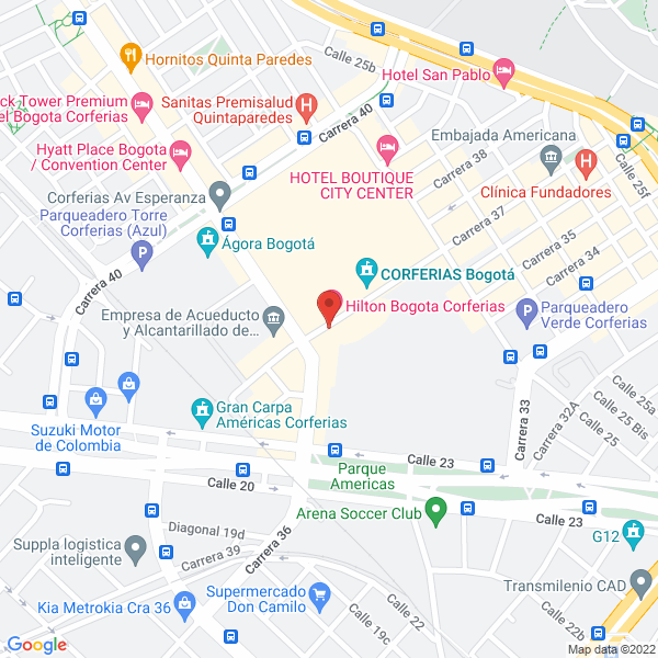 Mapa de C.I Compañia Internacional Velma S.A.S