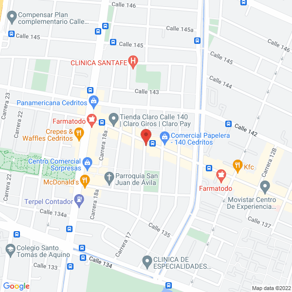 Mapa de Carro Machos Y Montajes Tg E.U.