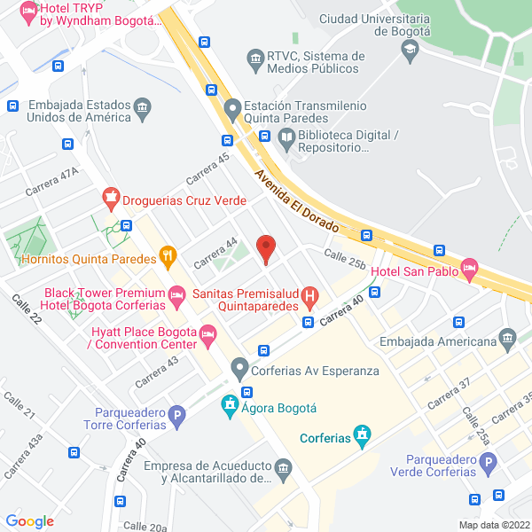 Mapa de Castillo Navarro Asociados Ltda.