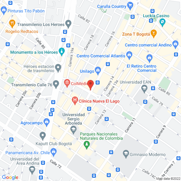 Mapa de Centricom Computadores
