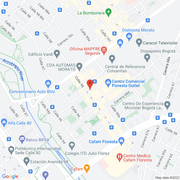 Mapa de Green House Construcciones S.A.S.