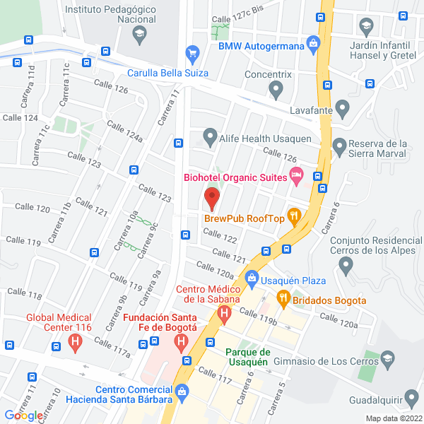 Mapa de Greenteck Ltda.