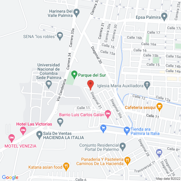 Map of Grúas Varela