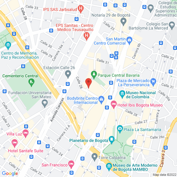 Mapa de Grupo Binex S.A.S.