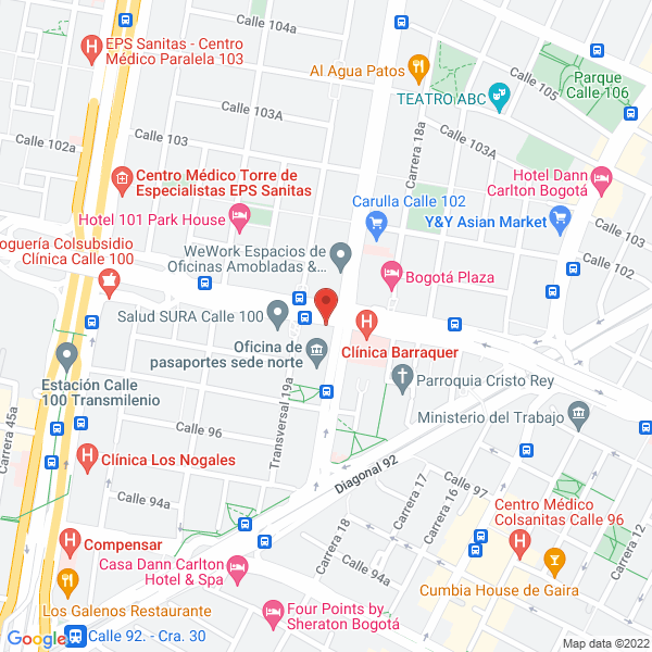 Mapa de Grupo Prg Abogados S.A.S.
