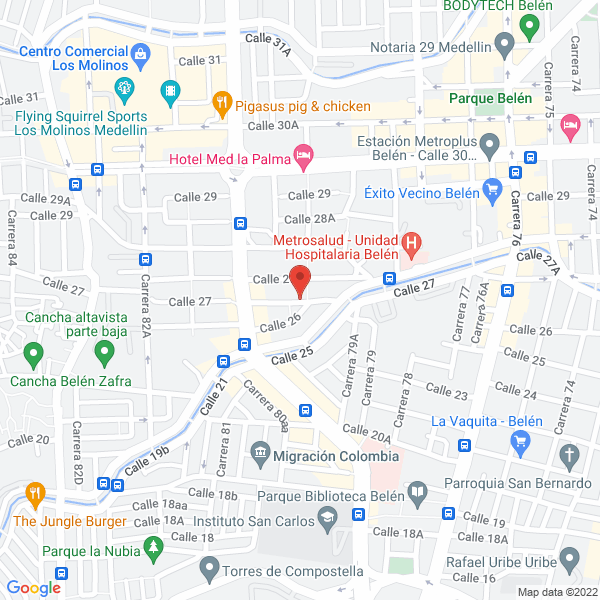 Map of Grupo San Miguel S.A.S