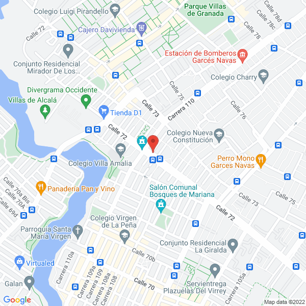 Mapa de Guante De Calle