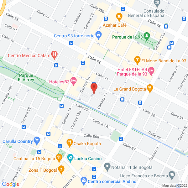 Mapa de Guevara García Ariza & Asociados