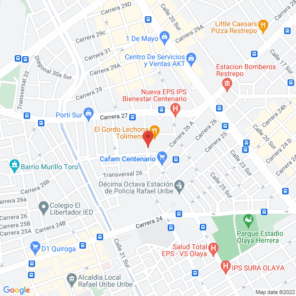 Mapa de Iglesia Cristiana Cuerpo De Cristo