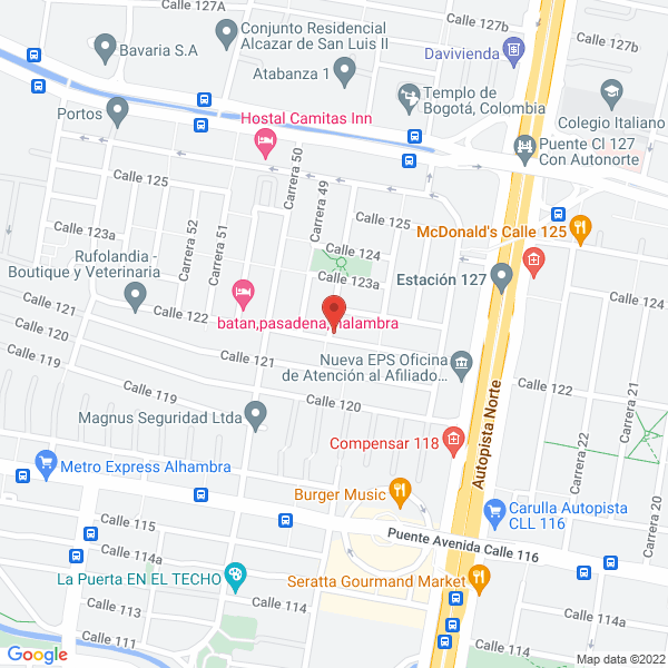 Mapa de Centro De Salud Cirugía Estética Ambulatoria Clínica De Charry Ltda.