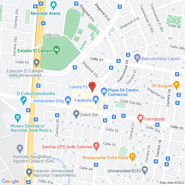 Mapa de Cambios Money Center Ltda.