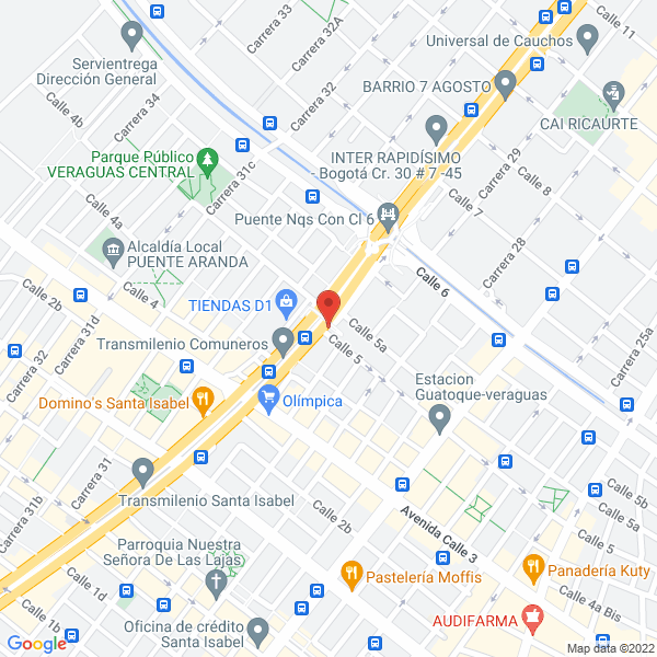 Mapa de Ingemaco
