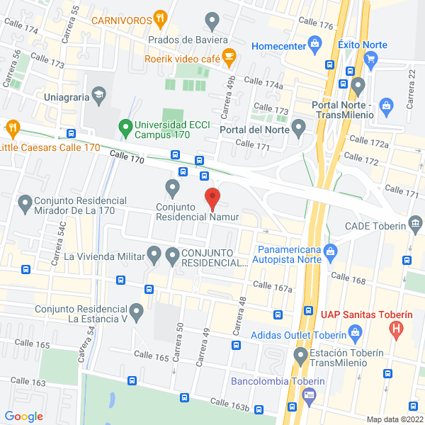 Mapa de Inprosol Ltda.