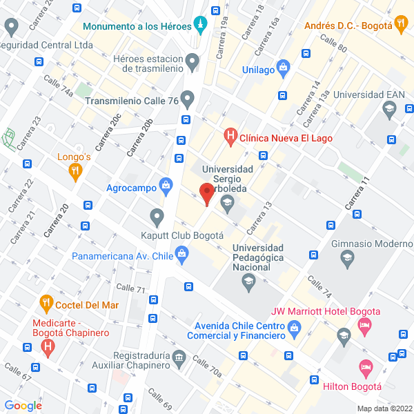 Mapa de Instituto Colombiano De Podiatria Y Podologia