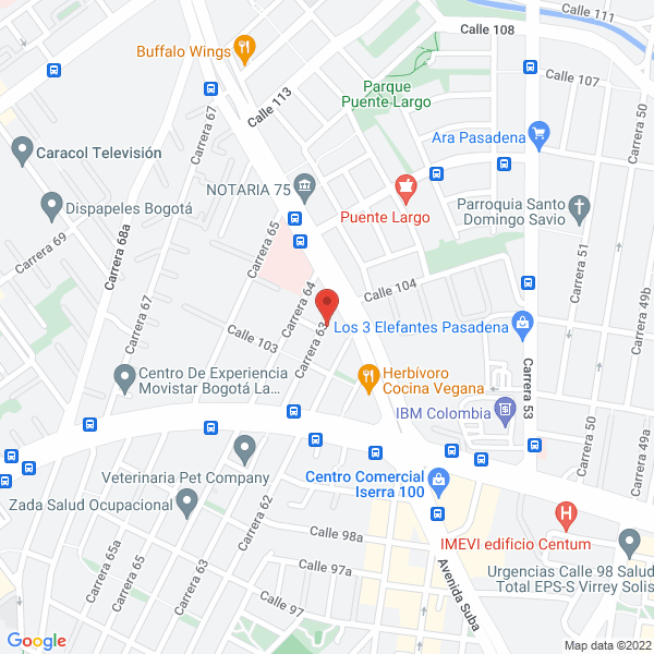Mapa de Intercarga Ltda