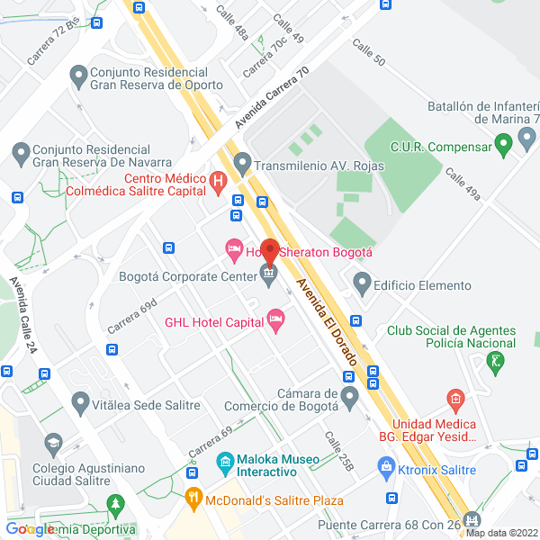 Mapa de Iveco Colombia Ltda.