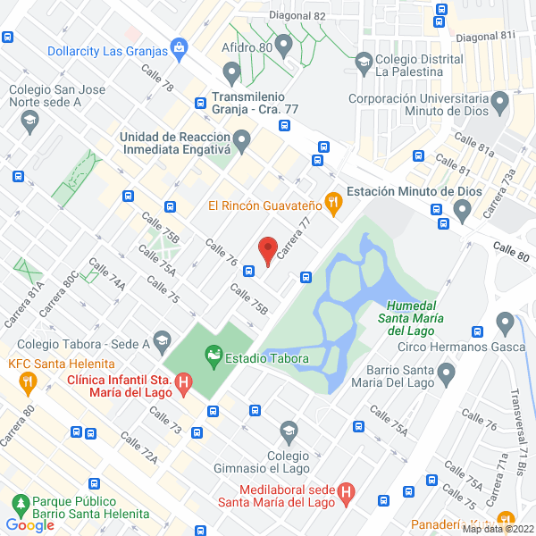 Mapa de J. Gómez Comercializadora