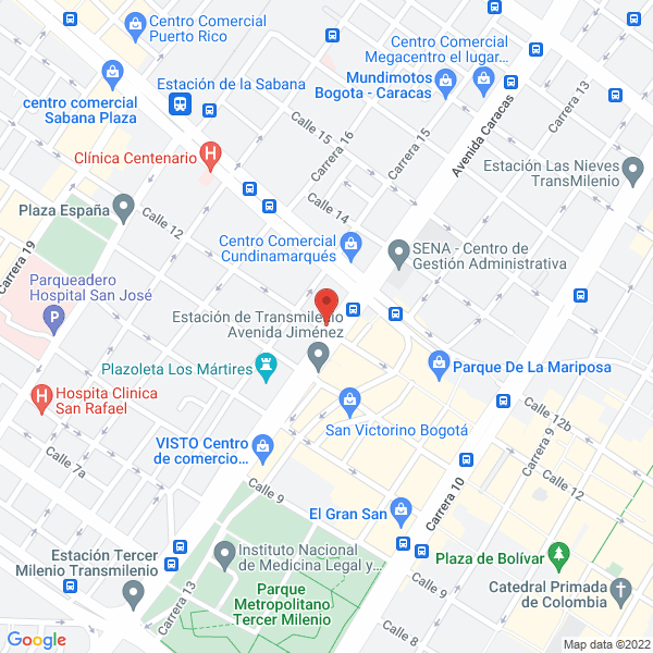 Mapa de J. Sáenz Eléctricos