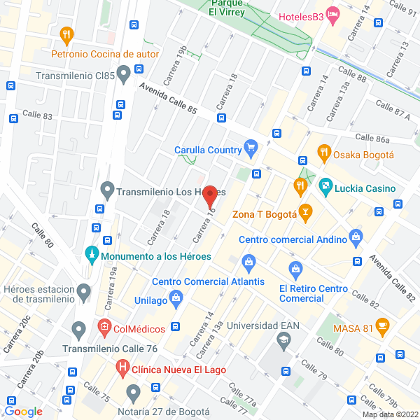 Mapa de Jácome Orozco Alvaro