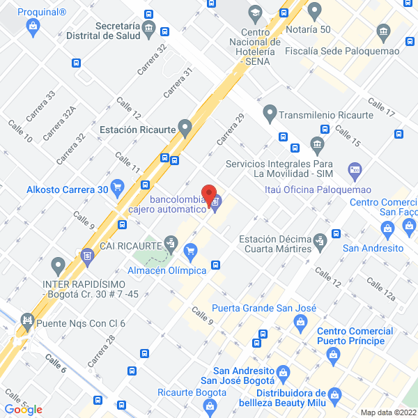 Mapa de Jamyl Asesores Ltda.