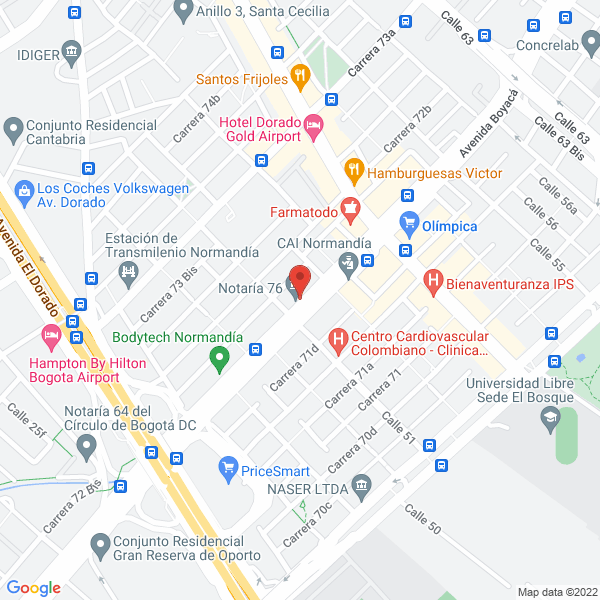 Mapa de Jímenez Roberto Construcciones Y Consultoria