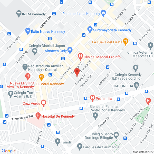 Mapa de La Casa Del Reflectivo S.A.S.