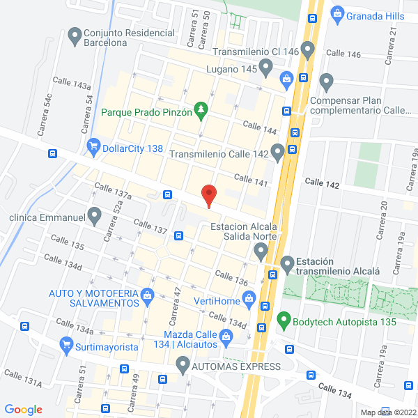 Map of La Sala Bar