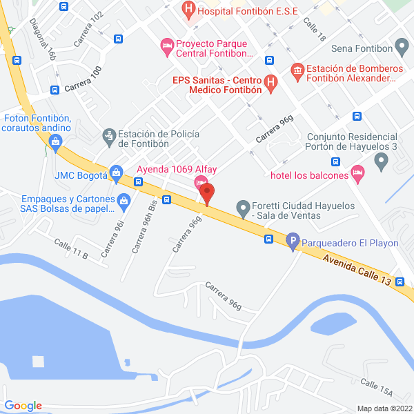 Mapa de Limpiabrisas De La Variante S.A.S