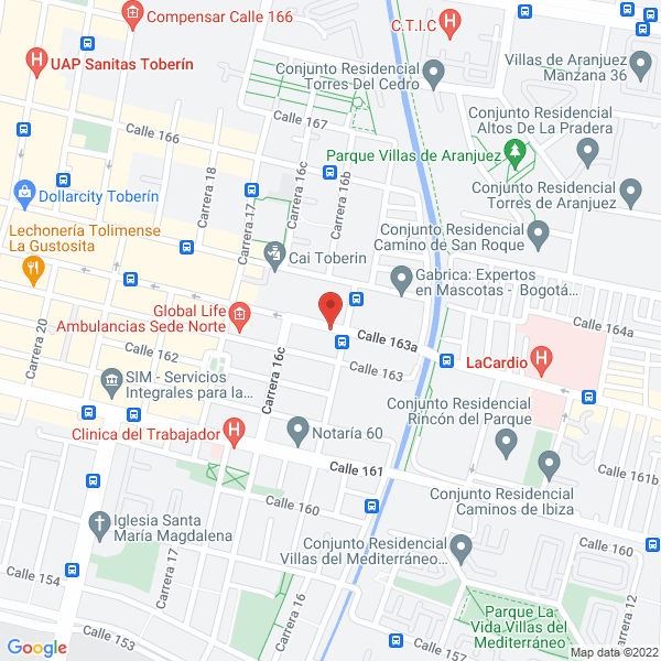 Mapa de Lipesa Colombia S.A.