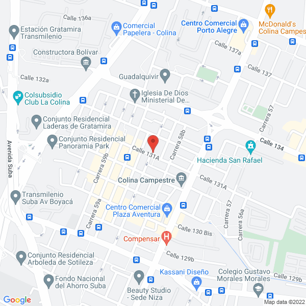 Mapa de Los Helechos