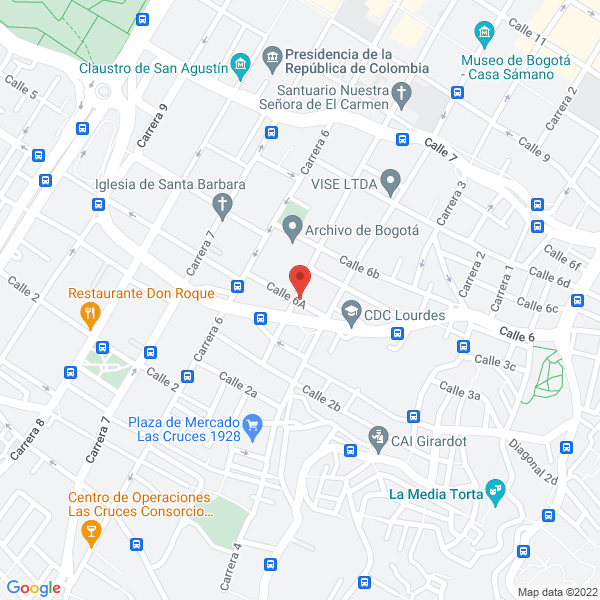 Mapa de M Y C Servicios Profesionales S.A.S.