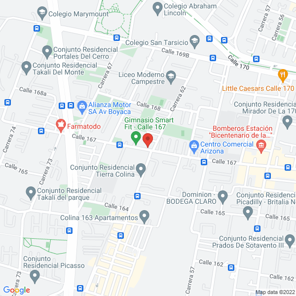 Mapa de M Y G E.U.